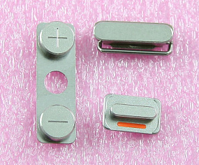 Толкатель кнопки вкл iPhone 4 набор 3шт. (вкл.,громкость, блокировка)