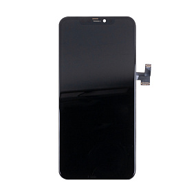Дисплей для телефона iPhone 11 Pro Max в сборе Черный - (Hard OLED) (площадка под IC)