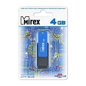 4Gb Mirex City синяя 2.0