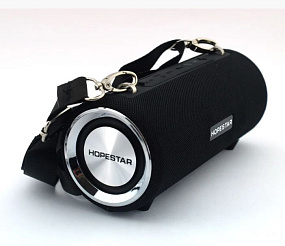 Колонка Hopestar H39 (Bluetooth/MicroSD/USB/FM/AUX/Microphone) влагозащищенная черная