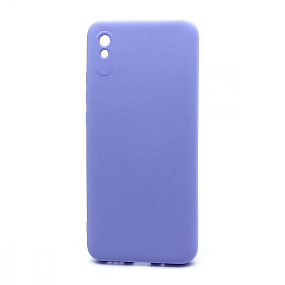 Силиконовый чехол Xiaomi Redmi 9A New Era сиреневый