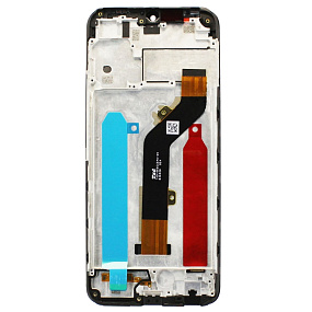 Дисплей для телефона Infinix Hot 20i (X665E) модуль с рамкой Черный - Оригинал