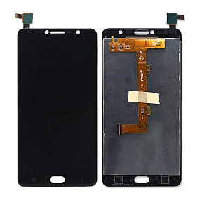 Дисплей для телефона Alcatel OT-5095Y (Pop 4S) в сборе с тачскрином Черный