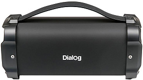 Колонка Dialog Progressive AP-1020 (18W/RMS/BT/FM/USB/SD reader) черная(УЦЕНКА)скол, царапины