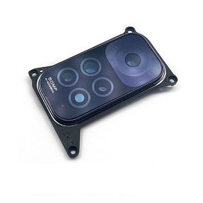 Стекло камеры Xiaomi Redmi Note 11 (2201117TY) в сборе с рамкой Черный