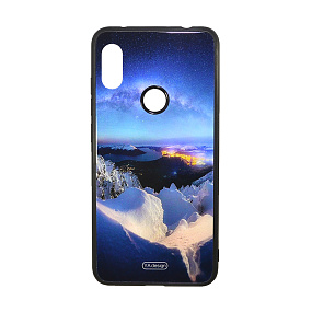 Задняя накладка Xiaomi Redmi Note 6 Pro стекло Season series 02