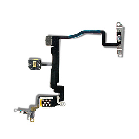 Шлейф iPhone 11 Pro на кнопку включения/микрофон/вспышку