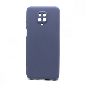 Силиконовый чехол Xiaomi Redmi Note 9S/9 Pro/9 Pro Max New Era серый