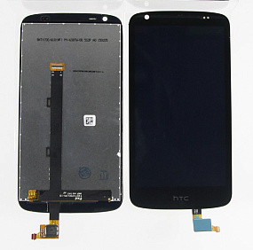 Дисплей для телефона HTC Desire 526G Dual/526G+ Dual в сборе с тачскрином Черный
