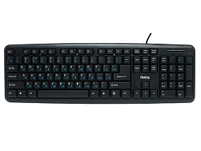Клавиатура Dialog KS-020U черная USB(УЦЕНКА)б/у, потертости