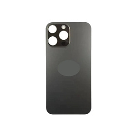 Задняя крышка iPhone Xr под 13 Pro/14 pro/15 Pro (стекло) графитовый orig fabric