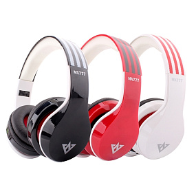 Bluetooth-наушники Ovleng MX777 полноразмерные беспроводные белые (УЦЕНКА) Не товарный вид упаковки