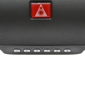 Колонка BY-1050 (Bluetooth/MicroSD/USB/AUX) серая