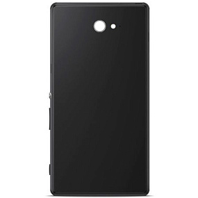 корпус для телефона Sony D2403 (Xperia M2 Agua) Задняя крышка Черный