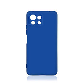 Силиконовый чехол Xiaomi Mi 11 Lite/11 Litte 5G NE DF синий