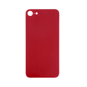 Задняя крышка iPhone SE (2020) (стекло) Красный orig fabric