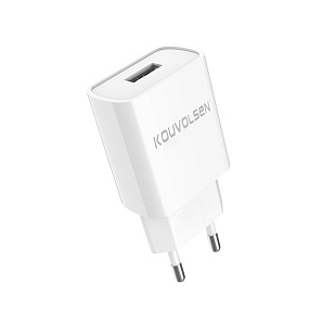 СЗУ+ Lightning Kouvolsen CX-40 1 выход 2.1А белый