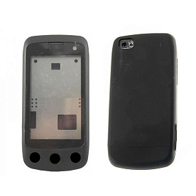 корпус для телефона LG GS 500 +сред часть черный