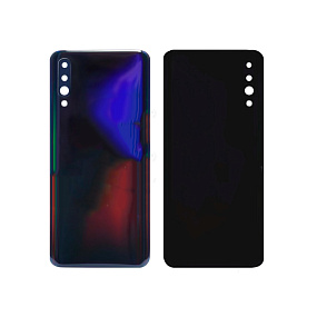 Корпус для телефона Samsung A505 Задняя крышка (черный) - Премиум