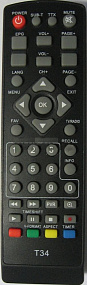 ТВ пульт WORLD VISION T34 DVB-T2