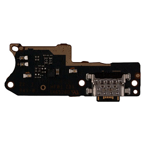 Шлейф Xiaomi Poco M3/Redmi 9T плата системный разъем/микрофон - Премиум