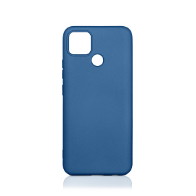 Силиконовый чехол Realme C25/C25s DF синий