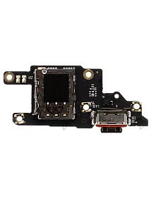 Шлейф Xiaomi Poco X6 Pro 5G (2311DRK48G) плата системный разъем/разъем SIM/микрофон