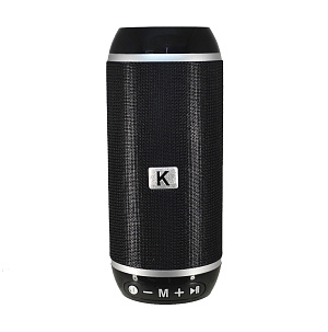 Колонка K24 (Bluetooth/MicroSD/USB/AUX) черная