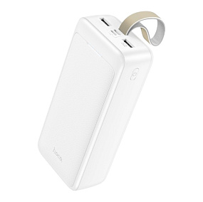 Портативное зарядное устройство Hoco J111B 2USB/Micro/Type-C 22.5W 30000mAh белый