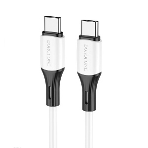 Дата кабель Type-C - Type-C Borofone BX79 3A 1м белый