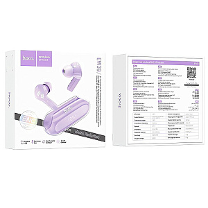 Bluetooth-наушники беспроводные Hoco EW39 (шумоподавление) лиловые