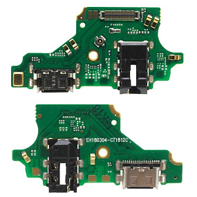 Шлейф Huawei Nova 3 на системный разъем/разъем гарнитуры/микрофон