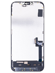 Дисплей для телефона iPhone 14 Plus в сборе Черный - (Hard OLED, Full HD) (площадка под IC)