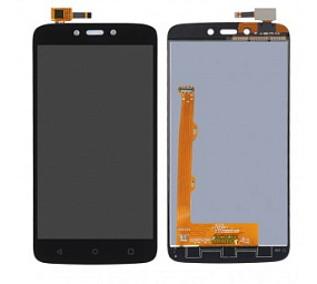 Дисплей для телефона Motorola Moto G7 Power (XT1955-5) в сборе с тачскрином Черный