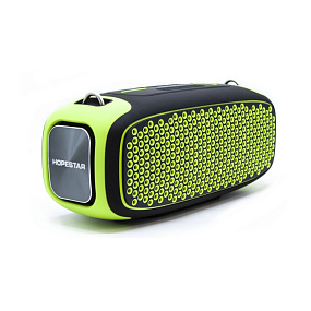 Колонка Hopestar A30 (Bluetooth/MicroSD/USB/FM/AUX) зеленая