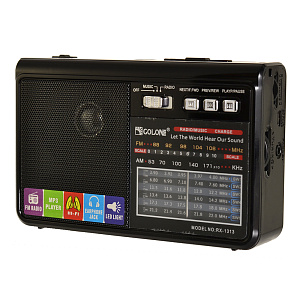 Радиоприемник GOLON RX-1313 черный