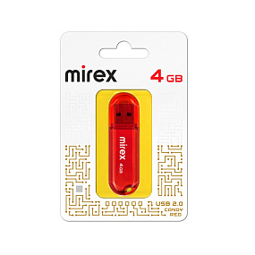 4Gb Mirex Candy красная 2.0