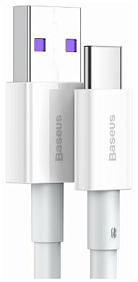 Дата кабель Type-C USB Baseus Superior Series (Catys-A02) 66W 2м 6A белый