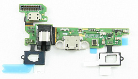 Шлейф Samsung A300F плата системный разъем/разъем гарнитуры/микрофон