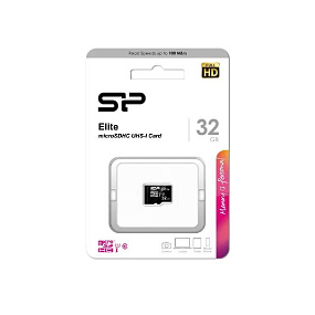 MicroSD 32Gb Silicon Power Class 10 Elite UHS-I 100Mb/s без адаптера