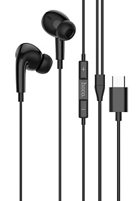 Наушники Hoco M101 Pro Type-C внутриканальные с микрофоном черные 