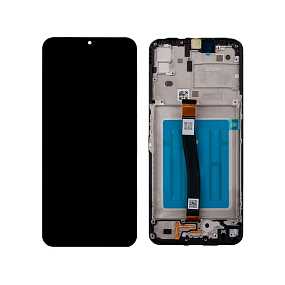 Дисплей для телефона Samsung A226B (A22s 5G) модуль Черный - Оригинал