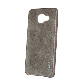 Силиконовый чехол для Samsung A310 Galaxy A3 (2016) X-Level Vintage под кожу золото