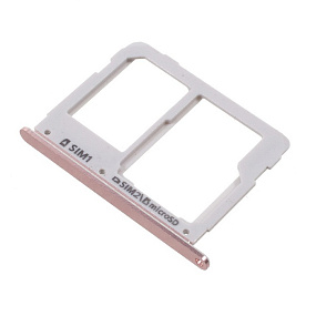 Контейнер SIM Samsung A310F/A510F Золото