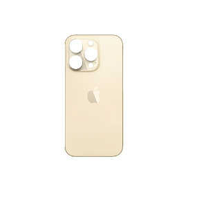 Задняя крышка iPhone 14 Pro Max (стекло) золото - Премиум