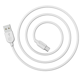 Дата кабель Type-C - USB Borofone BX14 LinkJet 3м 3A белый
