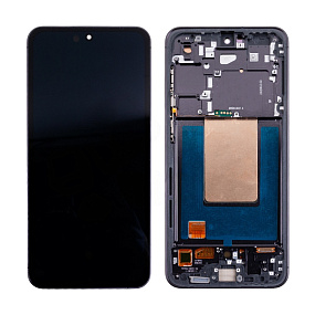 Дисплей для телефона Samsung S721B (S24 FE) модуль Черный - Оригинал
