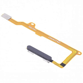 Шлейф Huawei P40 Lite (JNY-LX1) на сканер отпечатка пальцев Черный