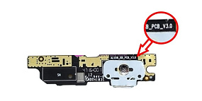 Шлейф Meizu M3 Note (L681H) на системный разъем/микрофон/HOME (Ver3.0)