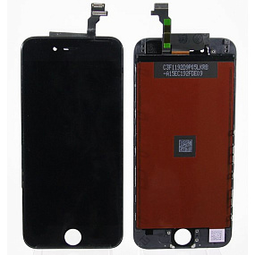 Дисплей для телефона iPhone 6 в сборе Черный - Премиум